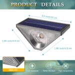 Solpex 8er Set Solar-Treppenleuchten IP65 – LED Aussenbeleuchtung für Treppen & Terrasse – Bild 6