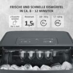 Caso Clear Ice Advanced Eiswürfelmaschine – Premium Ice Maker mit Kompressortechnik – Bild 3