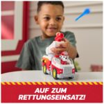 PAW PATROL Fire Rescue Marshalls Feuerwehr-Fahrzeug – Actionspielzeug mit Löschspritze ab 3 Jahren – Bild 8