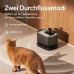 PETLIBRO Dockstream Katzenbrunnen Kabellos – Batteriebetrieben mit Bewegungsmelder & 5000mAh Akku – Bild 8