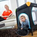 hauck Sleep N Play Go Plus Kinderreisebett – Tragbares Reisebett mit Rädern ab Geburt – Bild 2