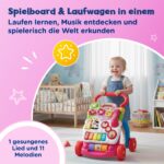 VTech Spiel- und Laufwagen – Interaktive Lauflernhilfe für Kleinkinder 12–36 Monate – Bild 3