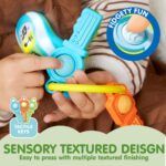 JOYIN Baby Lernspielzeug Set – Handy & Autoschlüssel mit 60+ Musikstücken für Babys – Bild 7