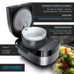 Arendo KAMI Reiskocher 4L mit 3D-Heizsystem – 8 Programme & Dampfgarer für Familien – Bild 5