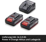 Einhell TE-CD 18/40 Li Akku-Bohrschrauber-Set – 18 V, 40 Nm, 69-tlg. Zubehör – Bild 6