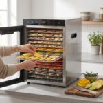 Arendo Edelstahl-Dörrautomat 1000 W mit 16 Ebenen – Profi-Obsttrockner 1,34 m² – Bild 2