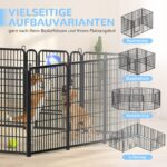arvioo Welpenauslauf 65 x 80 cm – Formbar mit Tür & Verriegelung für sichere Welpenaufzucht – Bild 6