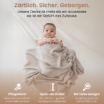 Little Dedi Baby Strickdecke – Oeko-Tex zertifiziert für Neugeborene & Kleinkinder – Bild 6