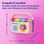VTech Mein Erster Musik-Player Pink – Bluetooth Musikplayer mit 40 Liedern für Kinder ab 2 Jahren – Bild 2