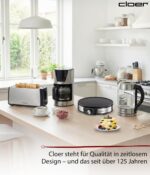 Cloer 6630 Crêpes-Maker 30 cm – Antihaftplatte mit Temperaturkontrolle & Zubehör – Bild 7