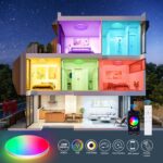 OPPEARL LED-Deckenleuchte 24W dimmbar – Smart Home Deckenlampe mit RGB Farbwechsel & App-Steuerung – Bild 6