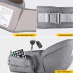 GAGAKU Baby Hüftsitz mit 4 Tragepositionen – Ergonomische Babytrage für 0-36 Monate – Bild 6