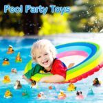 Halinuia 25er Set Bunte Gummienten – Sicheres Badespielzeug für Babys & Kinder – Bild 4