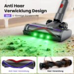Circlio Akku Staubsauger 600W 58000Pa – Kabellos mit Smart Display & Ladestation – Bild 9