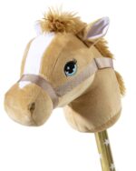 Heunec Steckenpferd Hellbraun – Plüsch Hobby Horse für Kinder – Bild 2