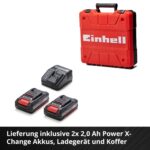 Einhell TP-CD 18/50 Li-i BL Akku-Schlagbohrschrauber – 18 V Brushless mit 2x2,0 Ah – Bild 10
