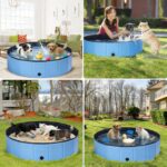 Ezilif Faltbarer Hundepool 80x20cm – Rutschfest & Verschleissfest für Grosse & Kleine Hunde – Bild 8