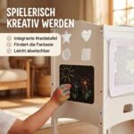 BabybeFun Lernturm ab 1 Jahr – Klappbar mit 360° Sicherheitsnetz & Anti-Kipp-Schutz – Bild 8