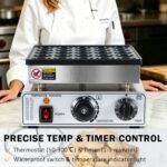 SIJIDING Mini Pfannkuchenmacher 25er – 950W kommerzielle Dorayaki Maker Maschine – Bild 5