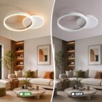 LED Deckenleuchte 36W dimmbar 3000K–6000K – Moderne Lampe 55×40 cm für alle Räume – Bild 9
