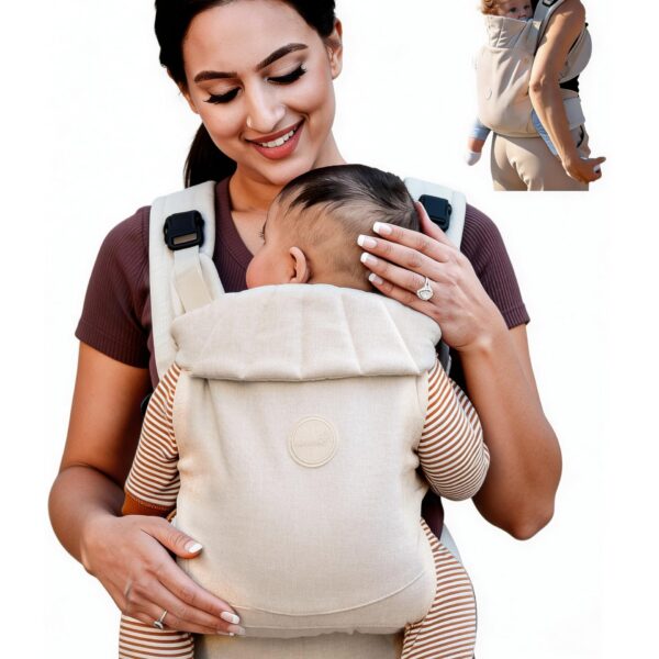 GROWNSY Babytrage 3-20 kg – Ergonomische Kindertrage mit M-Position & Schnellverschluss