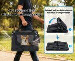 Zedelmaier Hundebox 60x42x44 cm – Faltbare Tiertransportbox für Auto & Zuhause – Bild 5