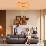 ACXIN 36W LED Deckenlampe Ø30cm – Dimmbar mit RGB, Bluetooth & APP-Steuerung – Bild 9