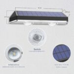 Liyade Solar-Wandleuchten 6er Set mit 3 Lichtmodi – Intelligente Aussenbeleuchtung für Garten & Terrasse – Bild 5
