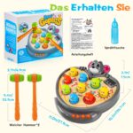 YOOHBERRYS Whack Spiel mit 5 Modi & Sprühfunktion – Interaktives Lernspielzeug für Kinder ab 3 Jahren – Bild 2