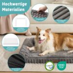 COZY KISS Orthopädisches Hundebett 112x81x18cm – Waschbares Hundesofa für grosse Hunde – Bild 5