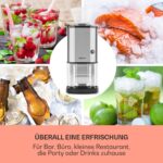 Oneconcept Crushed Ice Maschine – Elektrischer Eiscrusher mit 15 kg/h Produktionskapazität – Bild 4