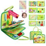 JHkim Montessori Busy Board – 8-in-1 Lernspielzeug für Kinder ab 1 Jahr