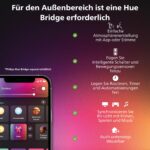 Philips Hue Dymera Wandleuchte – Intelligente LED Innen- & Aussenleuchte mit Farbsteuerung – Bild 6