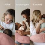 snuggle me® Stillkissen klein – Ergonomisches Halbmondkissen aus Bio-Baumwolle – Bild 5