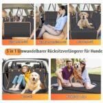 Lekespring Hundedecke Auto Rückbank 130x65cm – Wasserdicht mit Festem Boden für SUVs – Bild 7