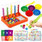 Broytain Farben- und Zählsortierspiel – Montessori Lernspielzeug für Kinder ab 3 Jahren