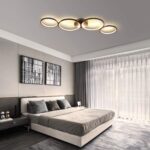 GBLY LED-Deckenleuchte 88cm Ringdesign Warmweiss – moderne Deckenlampe 37W für Wohnzimmer – Bild 10