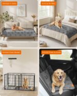Feandrea Wasserdichte Hundedecke 178 x 76 cm – Autoschondecke mit rutschfester Unterseite – Bild 4