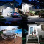 Peasur 2er Set Solarleuchten mit Bewegungsmelder & 318 LED – IP65 Aussenleuchte für Garten – Bild 6