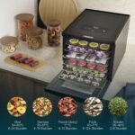 Princess Food Dehydrator 550W mit 6 Edelstahl-Einschüben – Touchscreen & 48h Timer – Bild 4