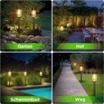 UME Solar-Gartenleuchten 3000K Warmweiss – 6er Set Wegeleuchten für Garten & Terrasse – Bild 6