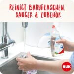 NUK Spülreiniger & Flaschenbürsten-Set – Babyflasche gründlich reinigen | 2x500ml – Bild 2