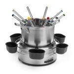 Princess Family Fondue-Set 800 W – Edelstahl Fonduetopf für 8 Personen mit Thermostat – Bild 2