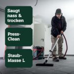 Metabo ASA 30 L PC Nass-Trockensauger – Industriesauger mit PressClean für Baustellen – Bild 4