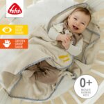 Fehn Kuscheldecke Otter Theo 100x75 cm – Multifunktionale Babydecke mit Greifling – Bild 3