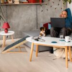 YRHome Hunderampe Holz klappbar 100x40cm – höhenverstellbar bis 100kg für Bett, Sofa & Auto – Bild 8