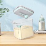 LUXECOVE Milchpulverspender 1700 ml – Versiegelte Aufbewahrungsbox mit Löffel – Bild 7