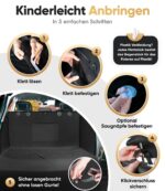 HELDENWERK® Kofferraumschutz Hund mit Seitenschutz – Universal Schutzdecke wasserdicht & waschbar – Bild 3