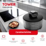 Melchioni Family TOWER Digitaler Dörrautomat – 5 Etagen für Obst & Gemüse – Bild 2