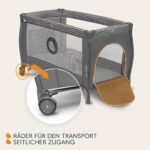 Lionelo Sven Plus 4in1 Reisebett mit Wickelauflage & Moskitonetz – Ab Geburt bis 15 kg – Bild 6